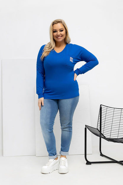  Plus size blouse model 223938 Relevance 