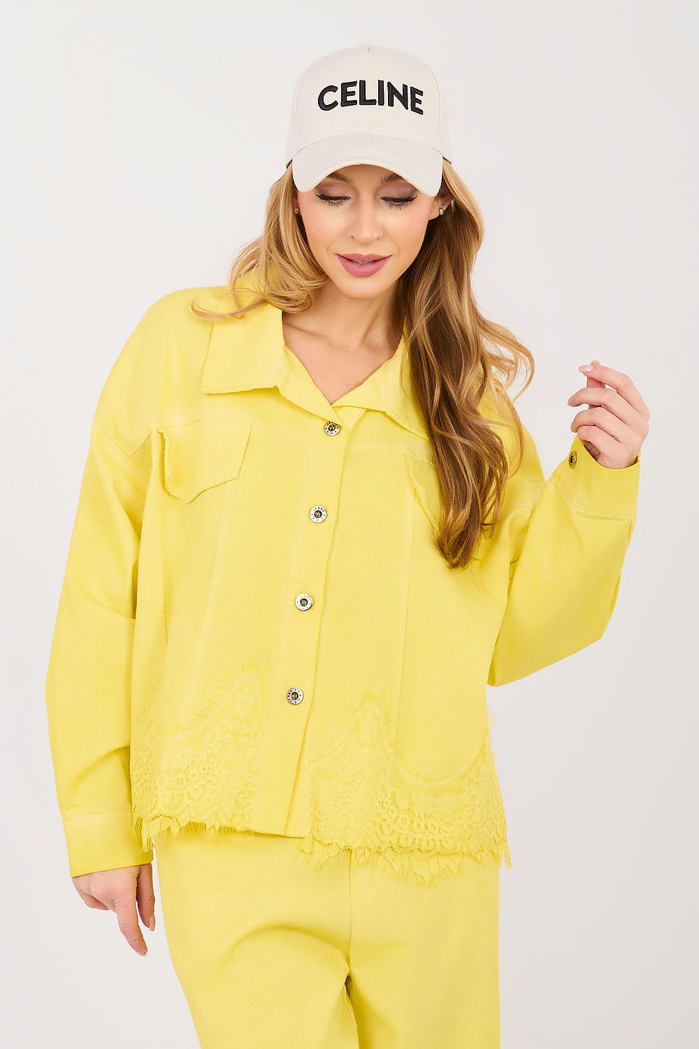  Denim jacket model 223948 Rue Paris 