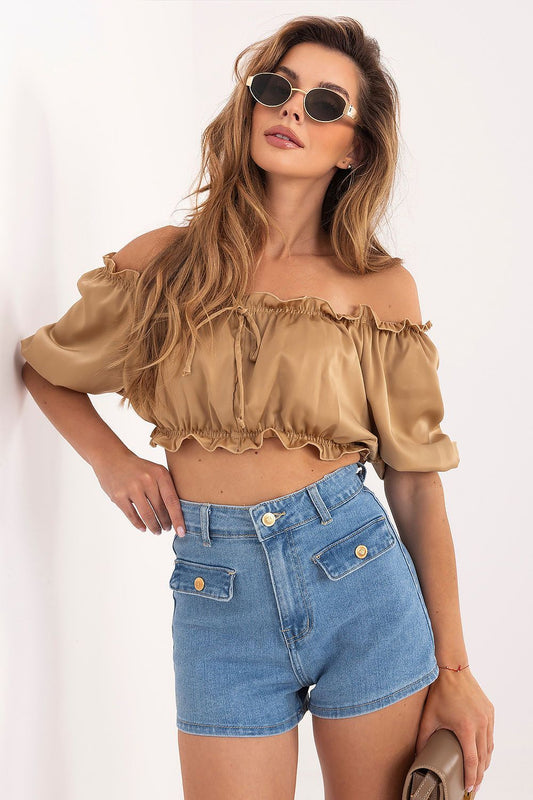  Denim shorts model 228037 Factory Price 