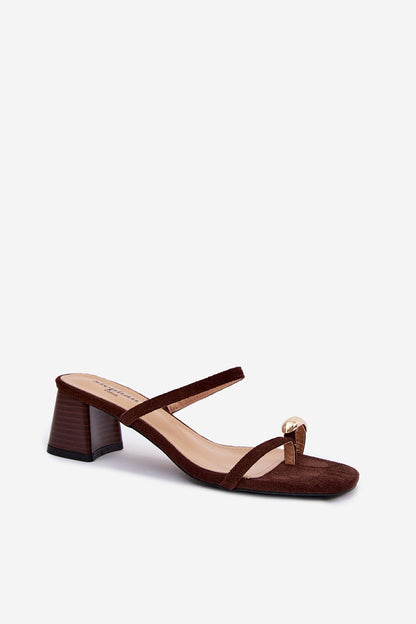  Heeled sandals model 228794 Step in style 