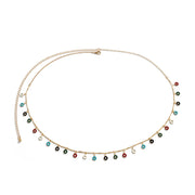 Women's Simple Candy Color Waist Chain