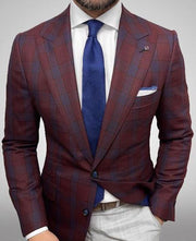 Men's Striped Blazer