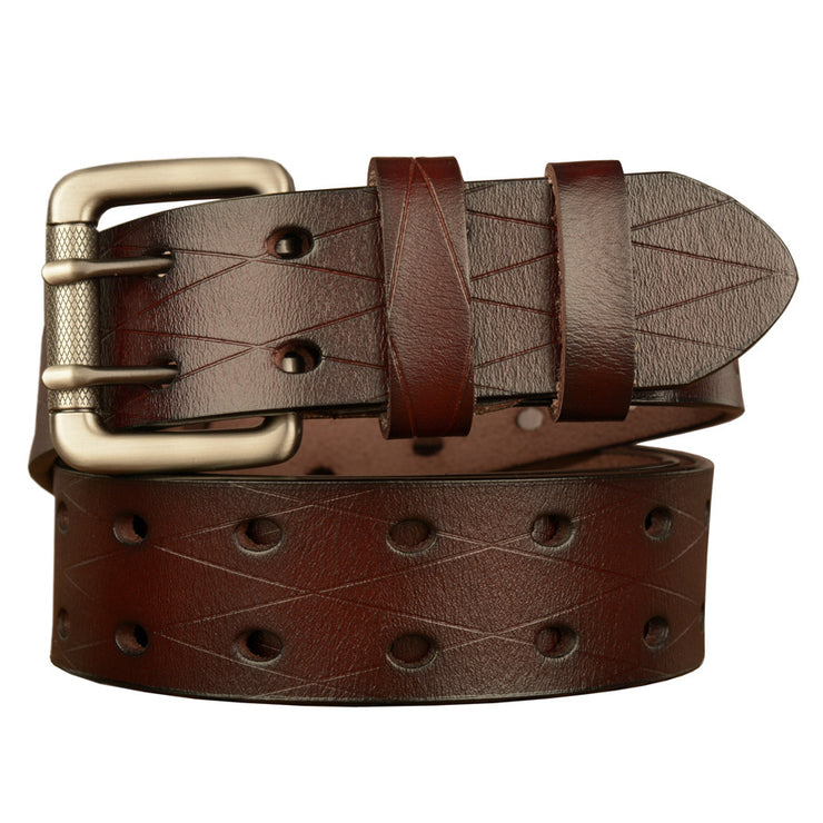 Men's Double Pin Buckle Belt