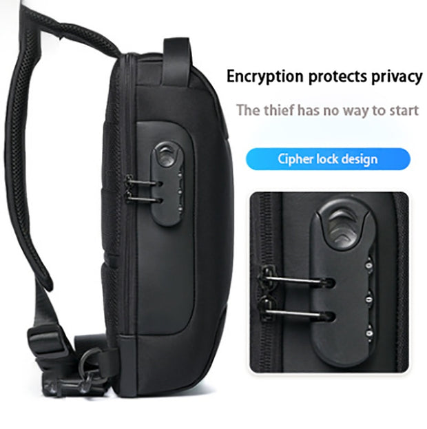 Waterproof USB Anti-theft Chest Bag