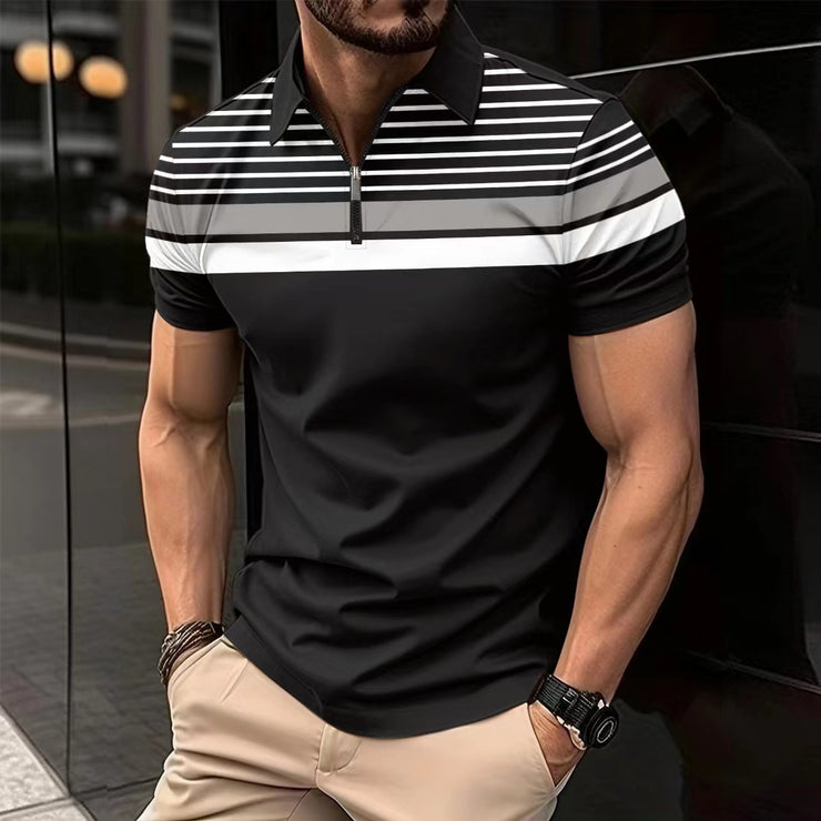 Man's straps polo shirt