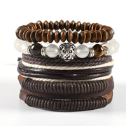 Leather Woven Multi-layer Unisex Bracelet