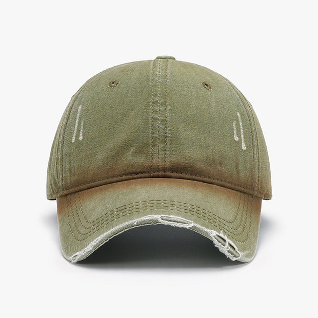 Distressed Washed Adjustable Baseball Cap