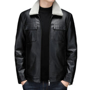 men's Casual Leather Jacket