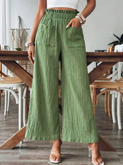 Frill Wide Leg Pants