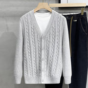 Men's Knitted Autumn And Winter Sweater Casual Cardigan