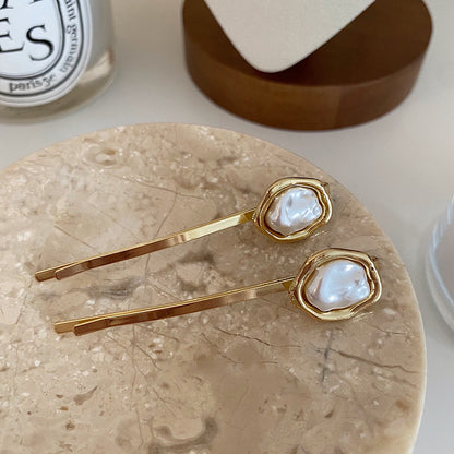 Irregular Shaped Pearl Fashion Hairpin