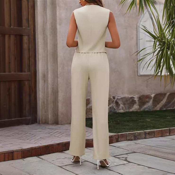 Woman Staight Trousers Suits