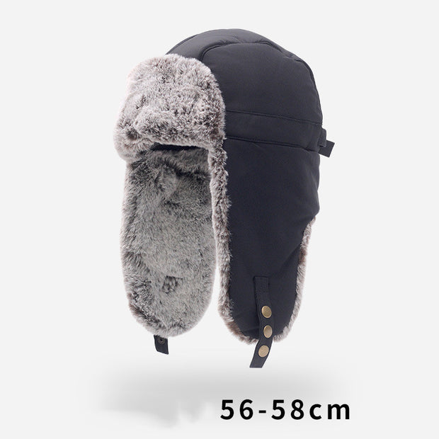 Winter Warm Velvet Mask Face Protection Hat