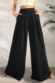 FAM-FAM High Waist Wide Leg Pants