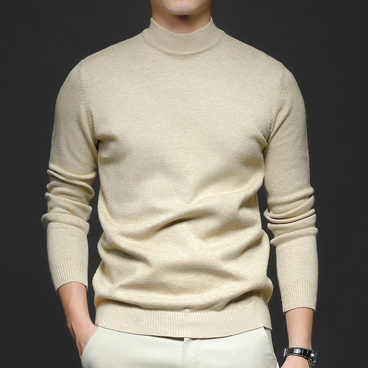 Half Turtleneck Slim Fit Sweater Base Sweater