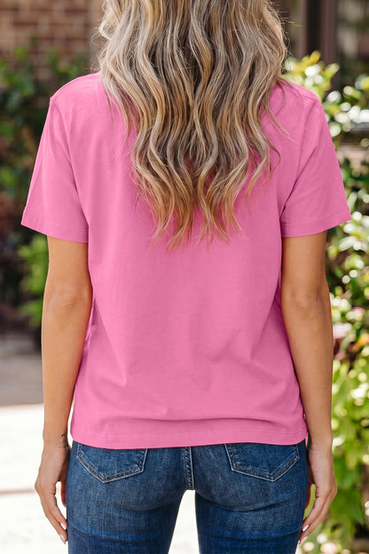 Black Solid Color High Neck Oversize Tee