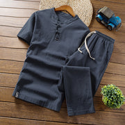 Casual Trousers Two-piece Set For Men