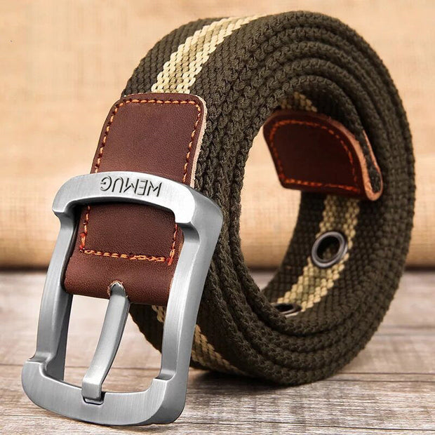 Men Casual Canvas Belt