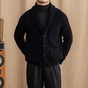 Thick Vintage Knitted Cardigan For Men