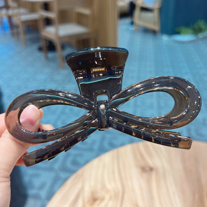 Large Jelly Bow Claw Clip