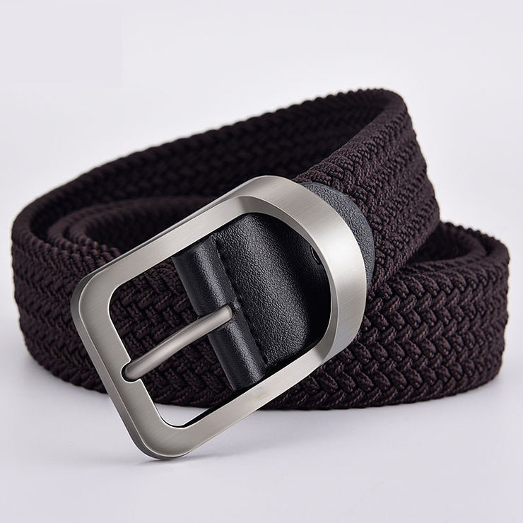 Woman Casual Woven Canvas Belt