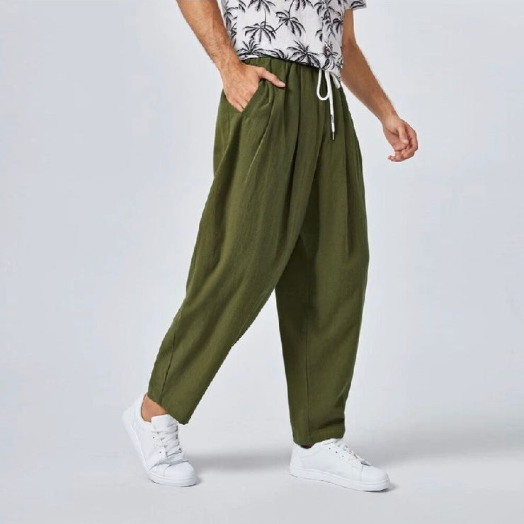 Men Loose Linen Pants