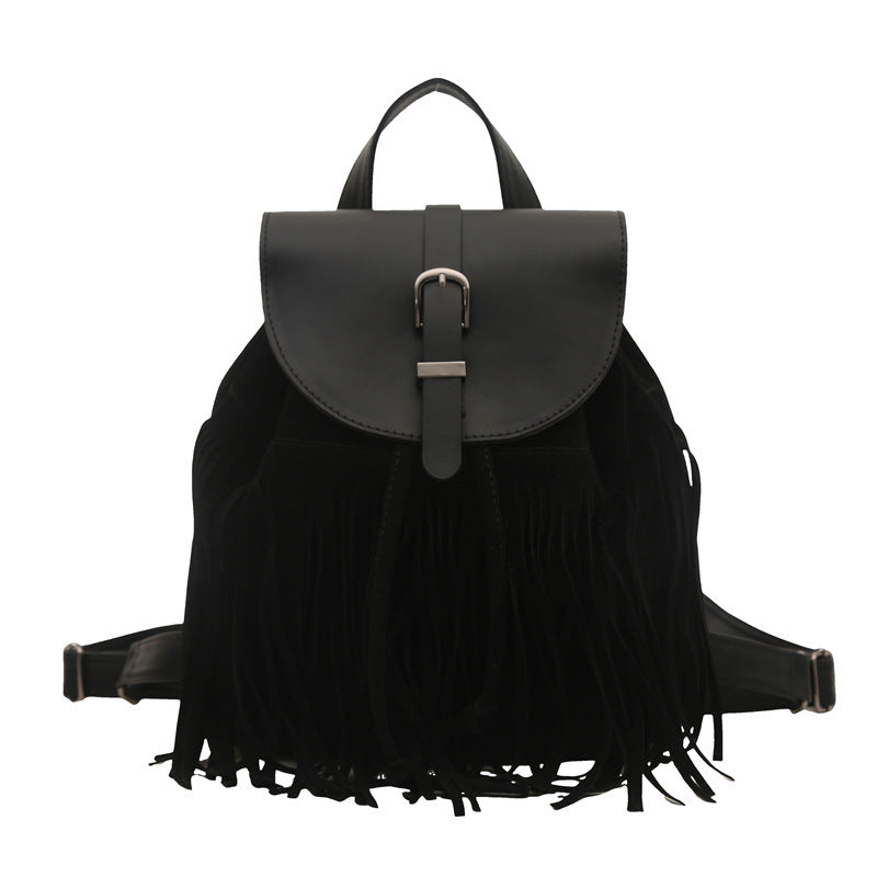Tassel Backpack Bag For Women