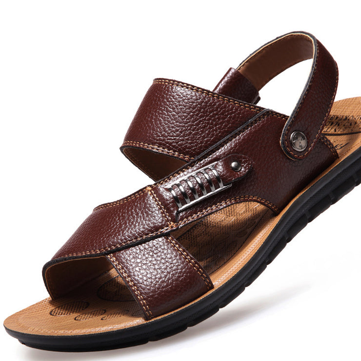 Men's Leather Casual Sandals