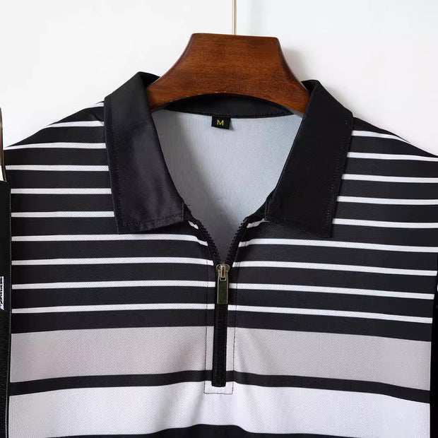 Man's straps polo shirt