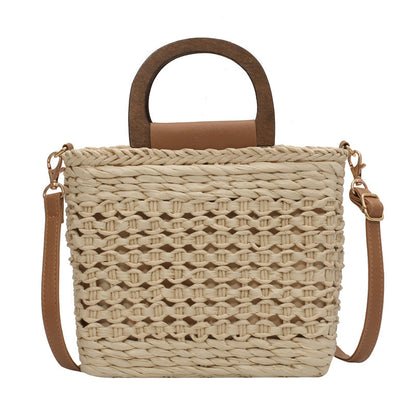 Straw Top Handle For Women