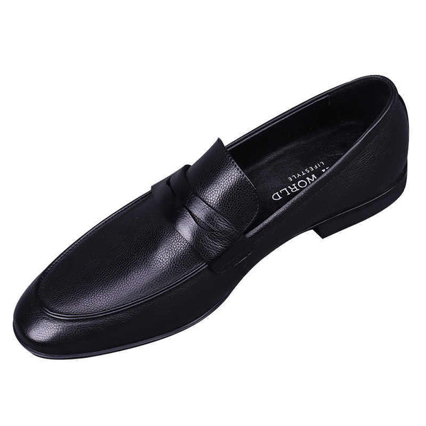 Men's Soft Bottom Loafers Leather Shoes