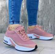 Women's Round Toe Thick Front Soft Sole Sneakers