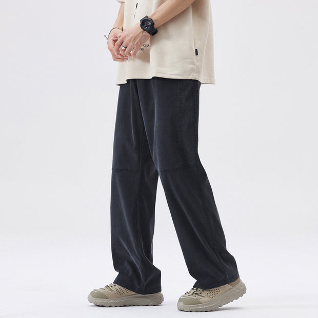 Ice Silk Leisure Mop Trousers