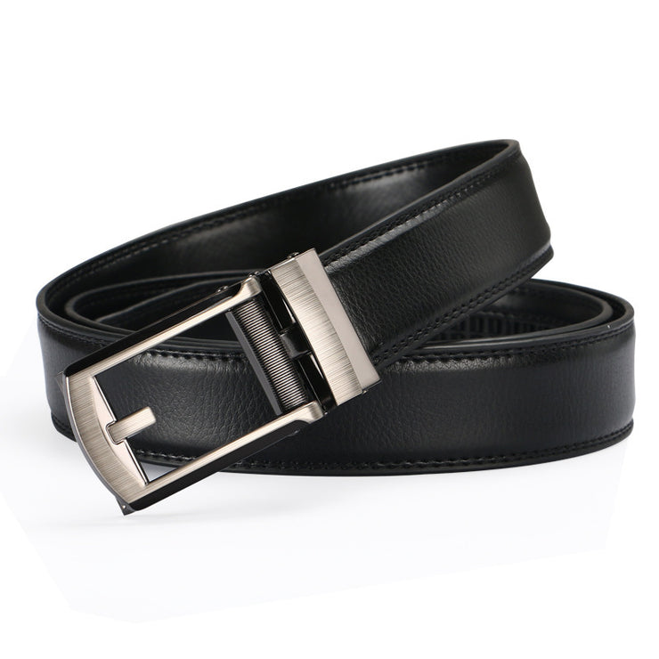 Two-layer Buckle Men's Belt