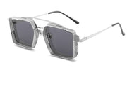 Vintage Metal Hollow-out Sunglasses For Men