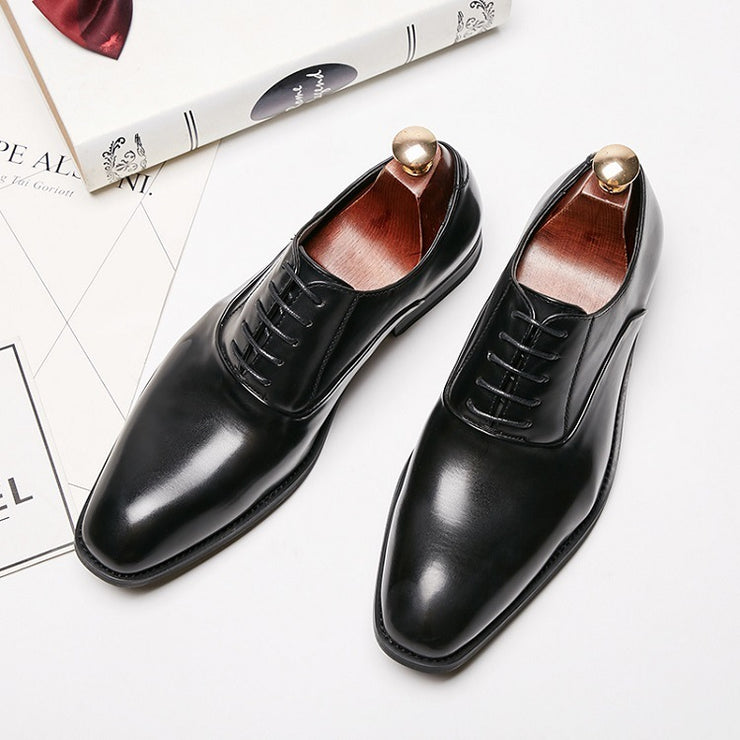 Simple Soft Leather Dress Shoes