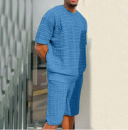 Short Sleeve Loose Men's Set