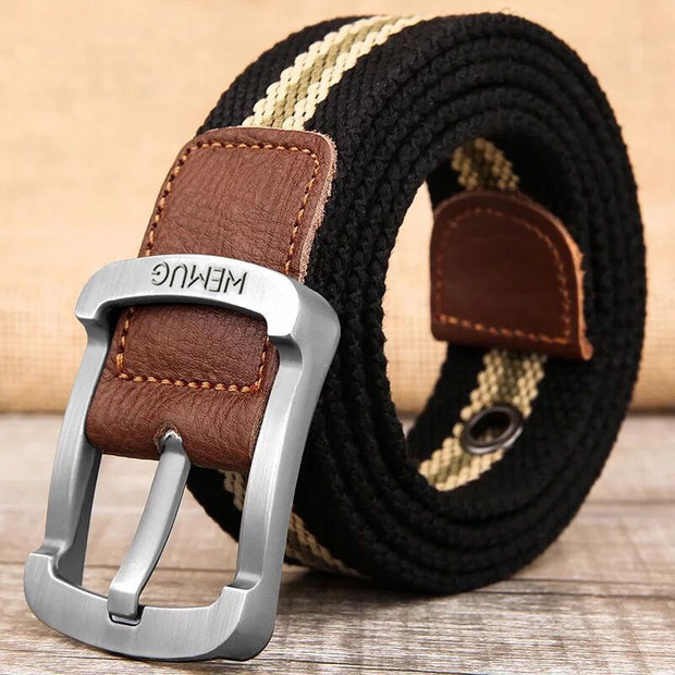 Men Casual Canvas Belt