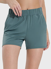 Millennia Elastic Waist Active Shorts