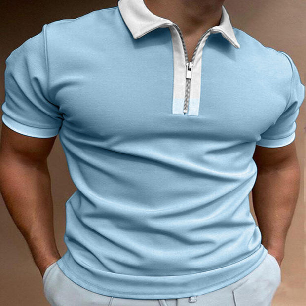 Men Solid Short Sleeved polo