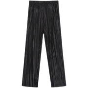 Fried Street Wind Pressure Pleated Pinstripe Casual Pants Men