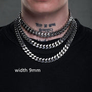 Men Silver Plated Chain