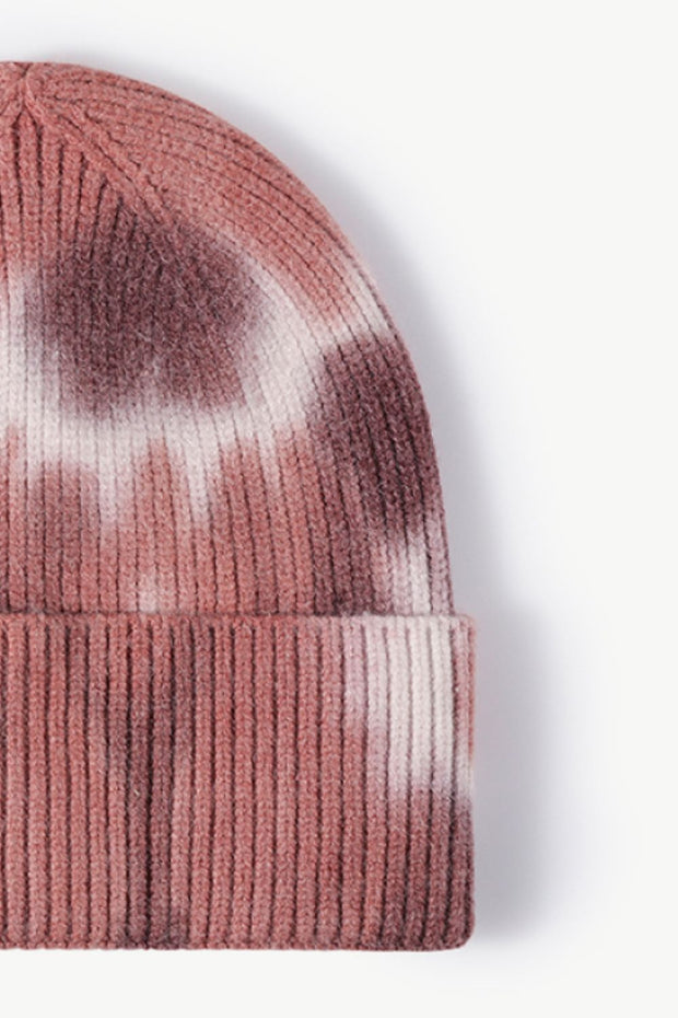 Tie-Dye Cuffed Knit Beanie