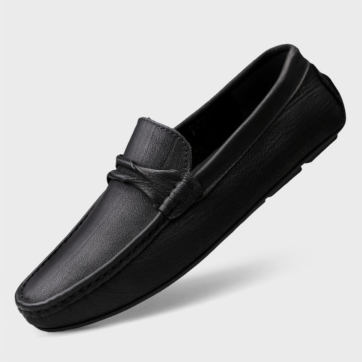 Genuine Leather Slip-on Lofter Peas Casual Shoes Men