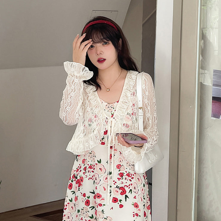 Women's Knee-length Floral Dresses