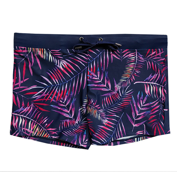 Zippered Swim Shorts With Pockets