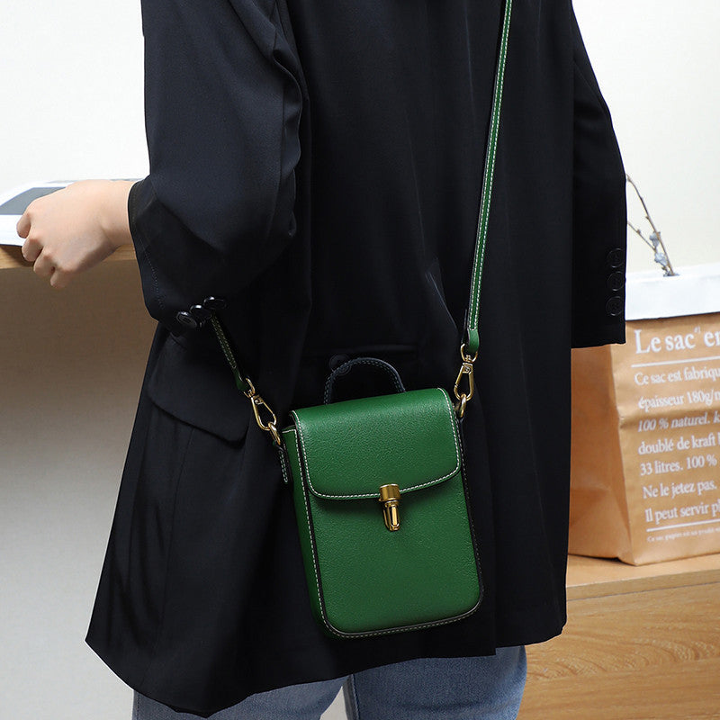 Leather Mini crossbody Small Bag Women