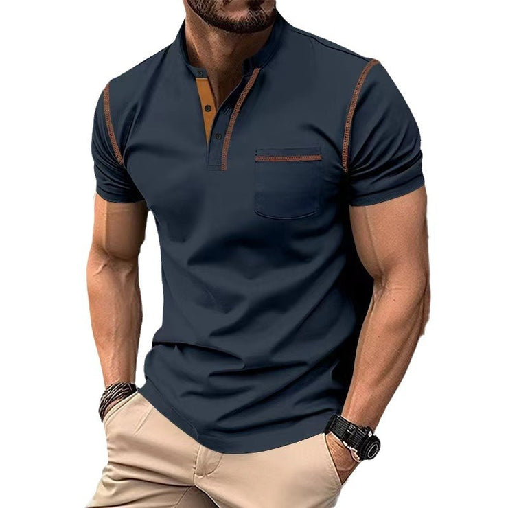 Men's Short-sleeved Casual Polo Shirt