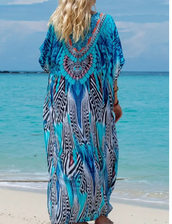 Women's Printed Plus Size Dress