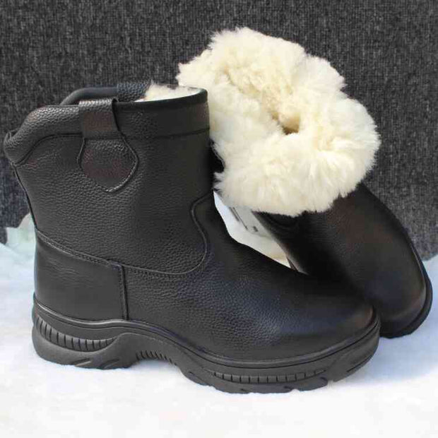 Men Cotton-padded Waterproof Thick Boots